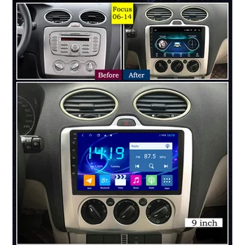 4G + 64G IPS android car radio za Ford Focus 2 2006-autoradio GPS navigator DVD multimedia coche audio auto stereo carplay