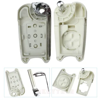 Okeytech New Style 3 Buttons White Remote Car key Shell Case blank za Hyundai IX35 I30 ili Kia sportage, rio K2 K5