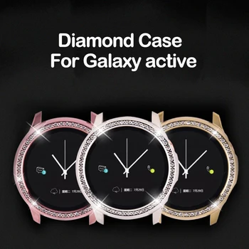 2020 TPU Watch Case For Samsung galaxy watch active 40mm galvanske zaštitna torbica s dijamantima