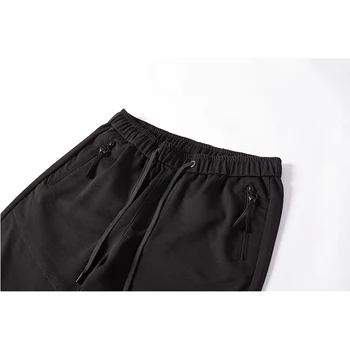 Enjeolon novi duge ravne hlače sprot hlače muškarci jednostavne sweatpants muškarci kvalitete svakodnevne hlače za muškarce cool hlače KZ6347