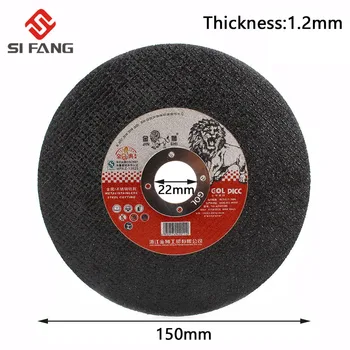 150 mm brusni diskovi za metal smole rezanje diskova kotač režanj brusni diskovi Kutna brusilica kotač
