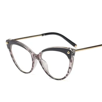 2018 Metal Eyewear Mačka Frames pri odabiru čaše za vino Women Trendy Designer pri odabiru čaše za vino Prescription Okular Frame for Women Kolutanje