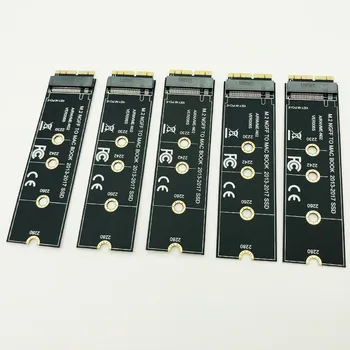 5pcs NVME M2 SSD adapter pretvoriti kartu za MacBook Air Pro Retina 2013-2017 NVME/AHCI SSD Upgrade Kit za A1465 A1466 A1398 A1502