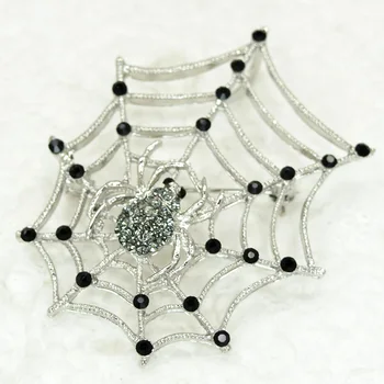 Broš privjesak crna gorski kristal paukova pin broševi C262 H