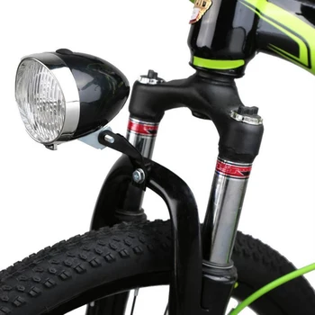 Biciklizam biciklistička lampe klasicni bicikl maglenka 3 LED Vintage Biciklizam prednje svjetlo noćno jahanje sigurnost svjetla s nosačem