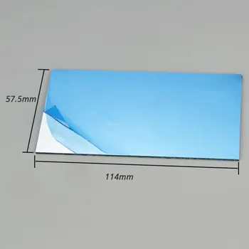 1pc 114*57.5*2 mm mini projektor prednja površina reflektor projektor ogledalo DIY pribor visoka reflektirajuća sposobnost objektiva