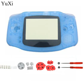 YuXi DIY komplet kućište shell cover case w / vodljivi gumena brtva gumb za Game Boy Advance GBA konzoli