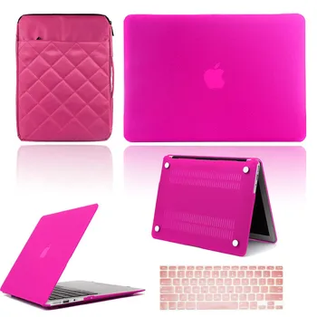 KK&LL Apple macbook Air Pro Retina 11 12 13 15&New Air13/Pro 13 15 - Touch Bar Hard Shell torbica za laptop+rukav torba+poklopac tipkovnice