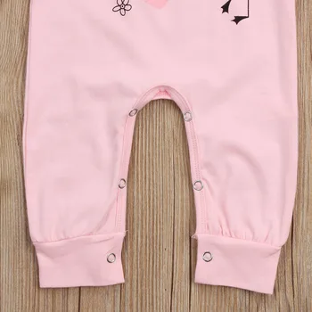 2020 Nova Jesen jesen 0-24 m beba djevojčica 2 kom. komplet Sofija Pismo ispis flamingo srce dugi rukav pink kombinezon+povez za glavu odjeću