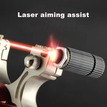Novi laser infra Praćke Сплавная krunica katapult + imitacija drveta zrnatim olovke koristite ravnu gumene trake za snimanje na otvorenom