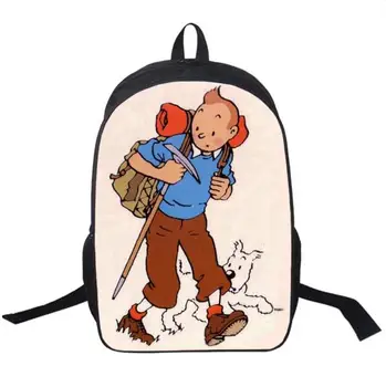 Crtani Film Tintin Adventure / Popeye The Sailor Ruksak Za Mlade Djevojčice Dječaci Školske Naprtnjače Djecu Školske Torbe Ženska Torba