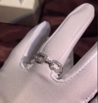 2020 novi 925 sterling silver boja u krugu prsten s Bling Cirkon je kamen prstena za žene vjenčanje помолвка Modni nakit