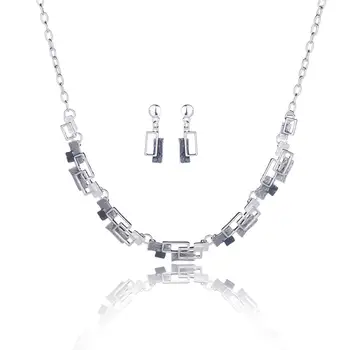 Cring Coco moda siva emajl ogrlice Ogrlice za žene Dame odmor nakit trend rafting geometrijski krug ogrlice ogrlice