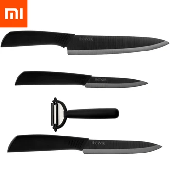 Originalni Xiaomi Mijia Huohou kuhinjski nož Mijia Nano-keramički noževi Cook Set 4 6 8 inča pećnica tanji za pametan dom za kuhanje