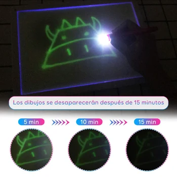 Draw with Light Zabava Writing Pad Developing Educational Toy Drawing Painting Board for Kids NC99