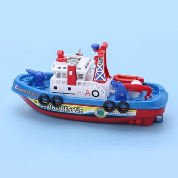 Brza brzina glazba svjetlo električni Morski pojas za spašavanje vatrootporni brod igračka za djecu 95AE