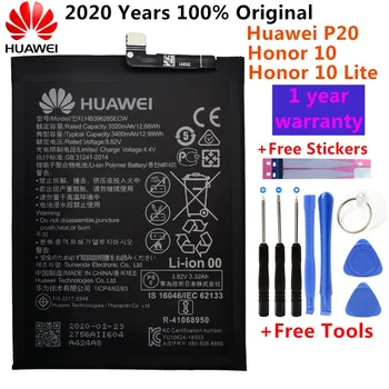 Huawei je original 3400mAh HB396285ECW baterija za Huawei P20 For Honor 10 COL-AL00 COL-AL10 COL-TL00 COL-TL10 COL-L29+ alata