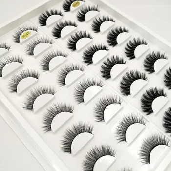 16 parova multi paket 3D soft норковые kosa iznad trepavica ručni rad tanke mekane duge trepavice prirodne alati za šminkanje očiju umjetne trepavice