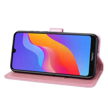 Za Huawei Y6s Flip Case JAT-L21 JAT-L23 3D Rose elegantni kožni novčanik torbica za Huawei Y 6S Y6 S Y 6 S Luxury Case šok-dokaz