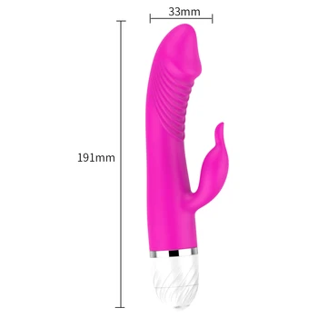 Dvostruki motor Rabbit vibrator za žene dildo Vagina G spot stimulator klitorisa ženski masturbator adult sex igračke erotska sex shop