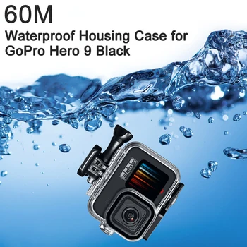 ORBMART vodootporna torbica za GoPro Hero 9 Crna ronjenje sigurnosni podvodni torbica za porinuće Go Pro 9 GoPro9 pribor