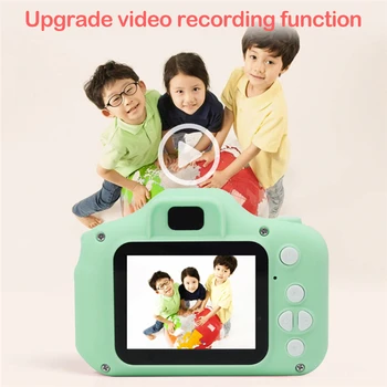 Dječje digitalna kamera 2-inčni HD ekran crtani kamere, dvr kamera dječji rođendanski poklon dječaci djevojčice su igre zabavne igračke