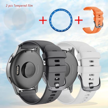 Highquality Package match Smart Watch For Huawei Amazfit GTR42 47mm Black steel buckle band bezolovni пленочный remen zaštitni prsten