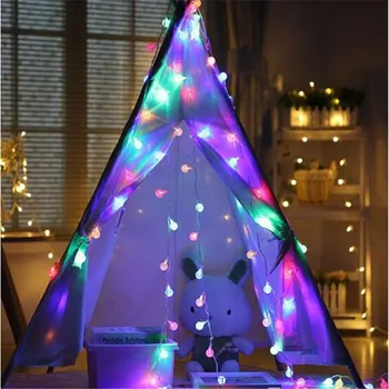 4 m 20 LED kristalne kugle svjetla niza proslava vjenčanja Božić vanjski гирлянда uređenje doma noćno svjetlo nevjerojatan svjetla