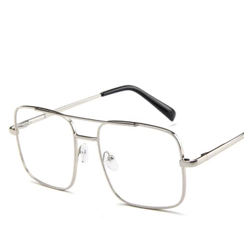 Ured Europa Amerika Anti Plavo Svjetlo Naočale Retro Računala Naočale Rimless Za Muškarce Žene Optički Četvrtaste Naočale Okvira Za Naočale