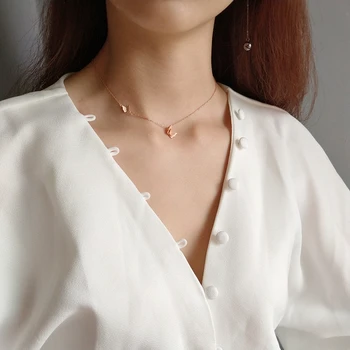 925 sterling srebra leptir ogrlica ogrlica dizajner radi je jednostavan modni dizajn divlji slatka ogrlica za wmen romantični nakit