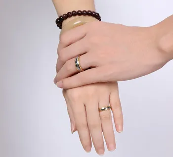 Sizzz nakit njegov i njen poliranje centar Korak rub volfram karbida zaručnički prsten Prsten za žene i muškarce 6 mm/4 mm Cijena po 1Pce