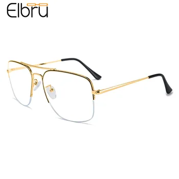 Эльбру novi modni dizajner jednostavne naočale anti-plavo svjetlo naočale veliki udobni okvir prozirne leće za naočale za muškarce i žene