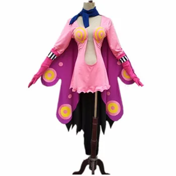 2018 One Piece Vinsmoke Reiju Poison Pink Cosplay Odijelo
