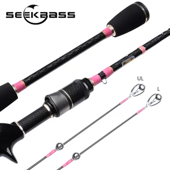 Seekbass UL/L спиннинговое štap čvrste savjet 1.65/1.8/1.98/2.1 m Форелевая удочка Fast Action Carbon rod for light Jigging Fishing rod Perch Rod