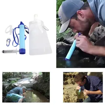 Prijenosni Čistač Vode Vanjski Filter Za Vodu Za Piće Multifuction Army Travel Expeditioner Field Activist Filter Za Vodu Za Piće