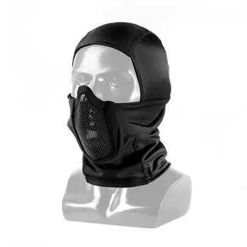 OneTigris Taktički Ninja Style Full Face Mask Balaclava Mesh Maska zaštitna maska za airsoft oružje paintball testiran na brzinu 800 kadrova u sekundi