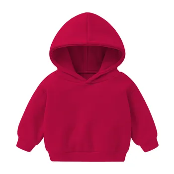 (2-6T) dječji флисовый džemper, da se ugrijemo u jesen i zimi korejski crtani zapadni stil dijete s kapuljačom pulover bluza F4*