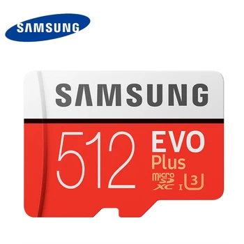Originalni SAMSUNG EVO Plus memorijska kartica od 64 GB, 128 GB i 256 GB i 512 GB SDXC U3 U1 Class10 Micro SD kartice Trans Flash tf card za беспилотника