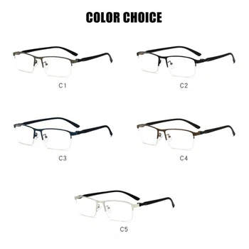 Plavo svjetlo blokira pola kadra trg kratkovidan naočale Žene muškarci TR90 kratkovidnost leće recept sunčane naočale 0 -0.5 -0.75 do -6.0