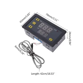 Digitalni regulator temperature -60~500 stupnjeva Celzija K-tip M6 sonda термопара senzor ugrađen termostat