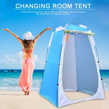 Prijenosni Šator Za Presvlačenje Prikazuje Kratko Uputstvo Šator Za Samoću Toaletni Šator Divlja Riblja Šator Kamp Tuš Za Vanjsku Backpacking Putovanje