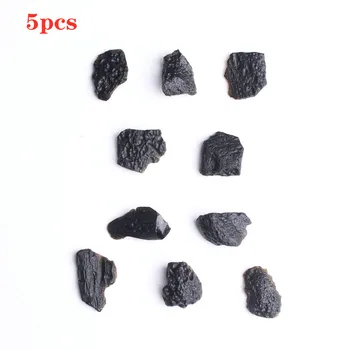 5pcs prirodni crna Indokina čarobni Тектит grubo meteorit Svemirski kamen je Kamen, mineral uzorak dar Diy