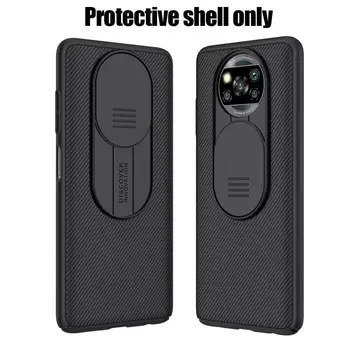 Za Xiaomi Poco X3 NFC Slide Cover Camera Objektiv Protection Cover Protect X3 Cam Slide Back Cover Back Slim Shield Case NFC D1G4