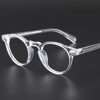 Qoolsun brand cijele stare acetat naočale Gregory Peck žene recept kratkovidnost O ' Мэлли optički okvir računala naočale