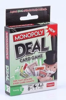 Hasbro Game English Monopoly Deal Table Card Game Portable Play Board Card Toy Puzzle Family Party Game Entertainment
