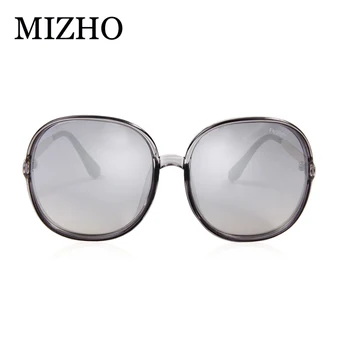 MIZHO 2020 modni ovalni sunčane naočale ženske prevelike marke dizajn vintage crna boja gradijent ženske sunčane naočale prozirne nijanse UVA