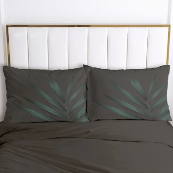 2PCS 3D jastučnicu 60x70 50x70 Nordic Black Colour Baciti jastučnice posteljinu i jastučnicu prilagoditi dizajn bilo koje veličine