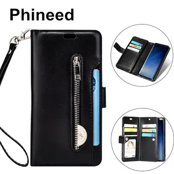 Telefon Hoesje Coque torbica Torbica za Huawei Mate 10 Lite Pro 9 s luksuznim umjetne kože 9 džep kartice flip novčanik munja torbu za pohranu
