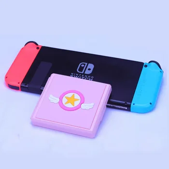 Slatka šape pink hard Shell slot kartice nose sanduk za skladištenje zaštitna torbica-držač za Nintendo prekidač NS Lite SD pribor