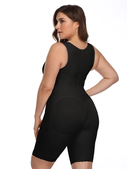 Oblikovatelj Women ' s Binders and Shapers Full Length Midi Sleeve Shapewear Slimming Bodysuit Female Faja S-6XL